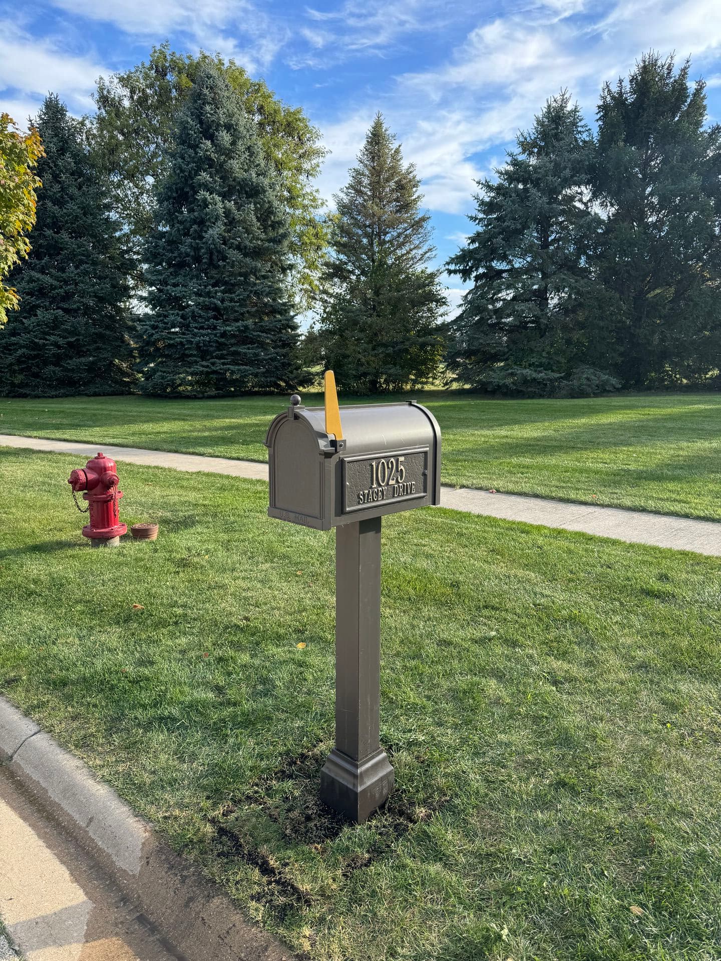 Mailbox installation by OnlyMailboxes