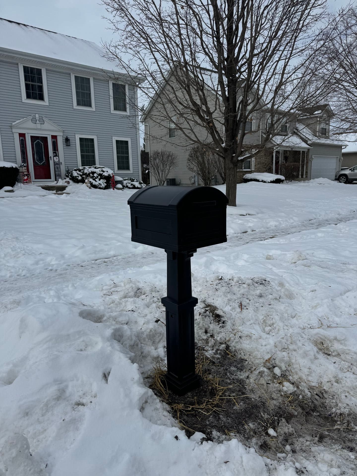 Mailbox installation by OnlyMailboxes