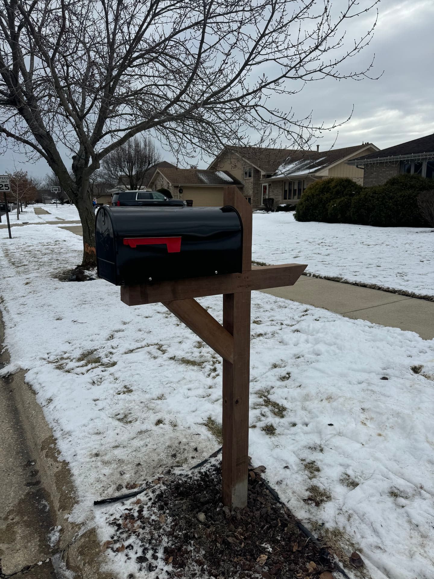 Mailbox installation by OnlyMailboxes